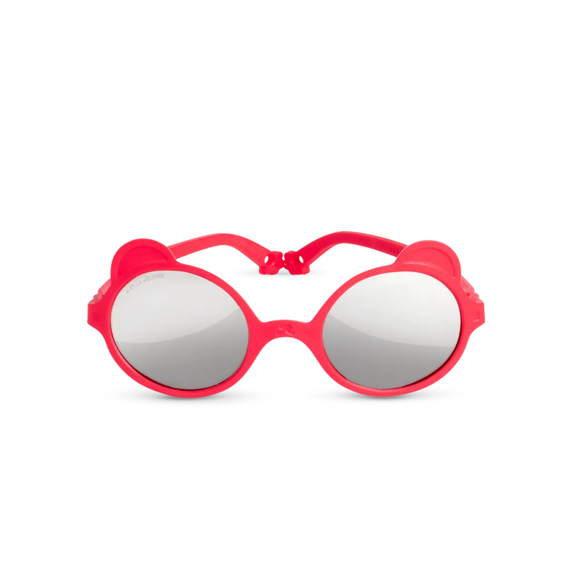 Ki ET LA Ourson Sunglasses - Red Elysee (Min. of 2 PK, multiples of 2 PK)