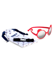 Ki ET LA Ourson Sunglasses - Red Elysee (Min. of 2 PK, multiples of 2 PK)