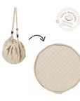 Play&Go Stripes Blue organic babymat (Min of 1, multiples of 1)
