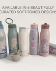 noüka Stainless Steel Drinking Bottle 16 Oz Daisy Collection - Fleur The Ballerina (Min. of 2 PK, Multiples of 2 PK)