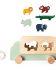 Trixie Wooden animal truck (Min. of 3 PK, multiples of 3 PK)