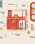 Trixie Wooden animal fire station (Min. of 2 PK, multiples of 2 PK)