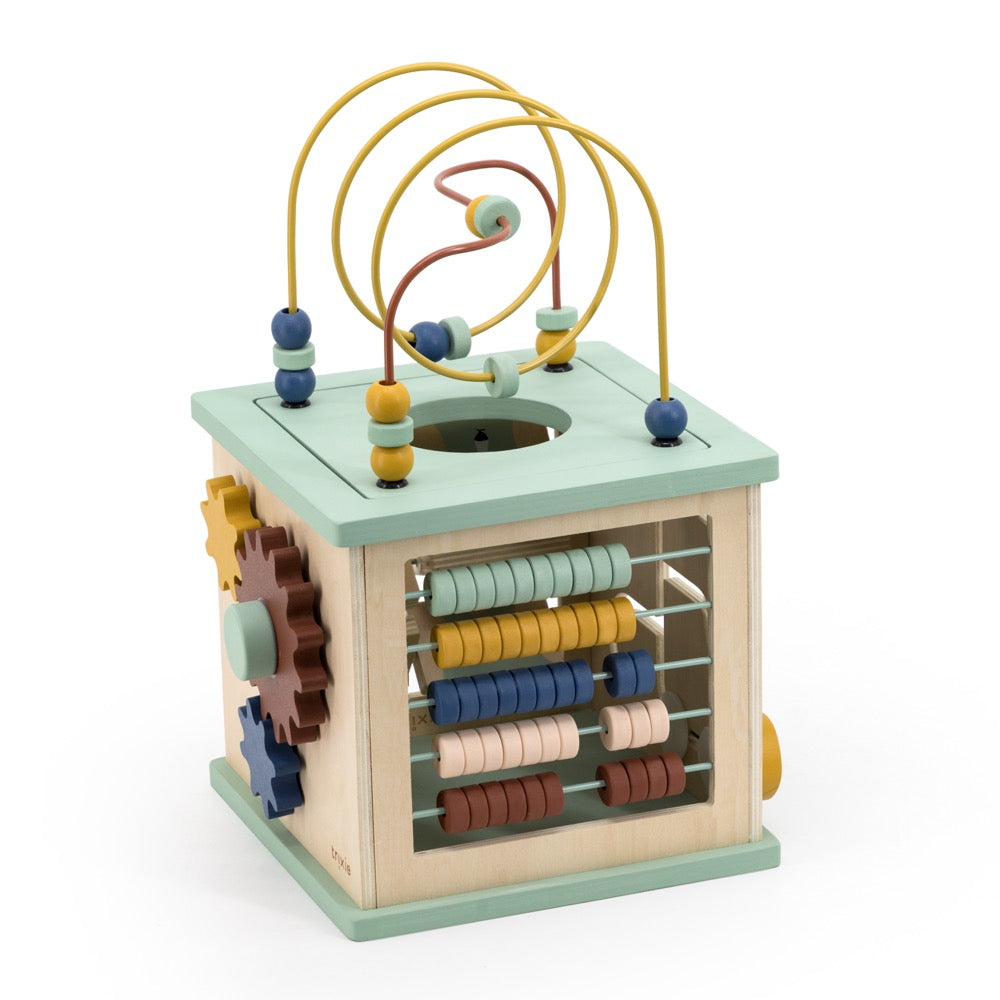 Trixie Wooden 5-in-1 activity cube (Min. of 2 PK, multiples of 2 PK)