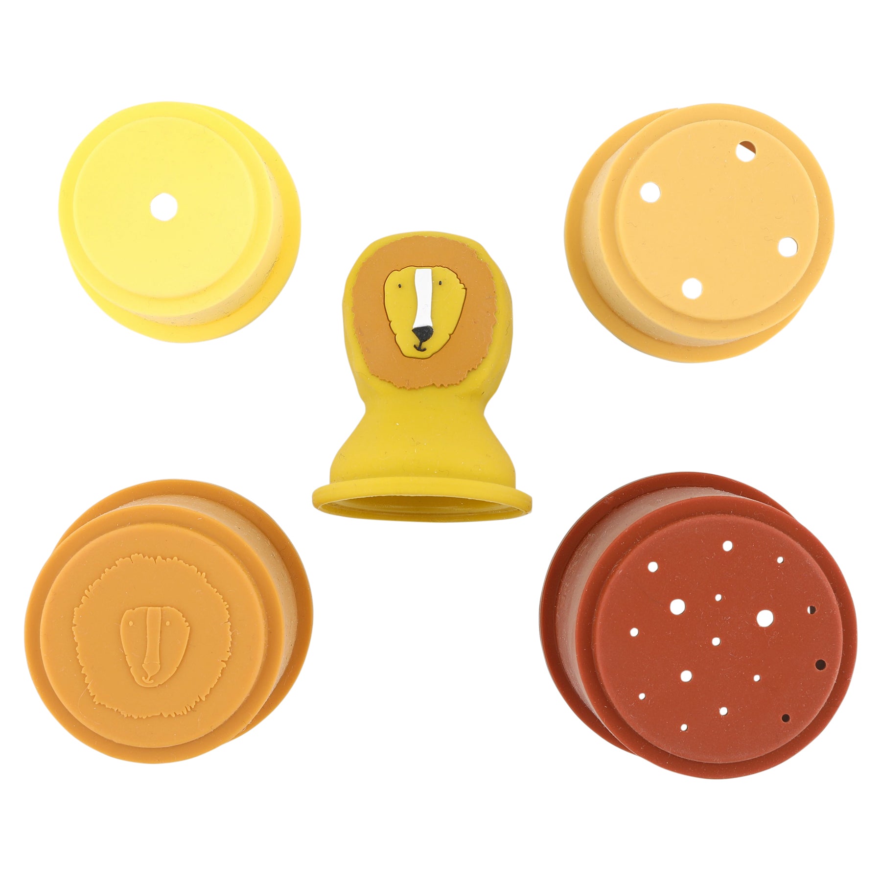 Trixie Stacking cups - 5pcs - Mr. Lion (Min. of 2 PK, multiples of 2 PK)