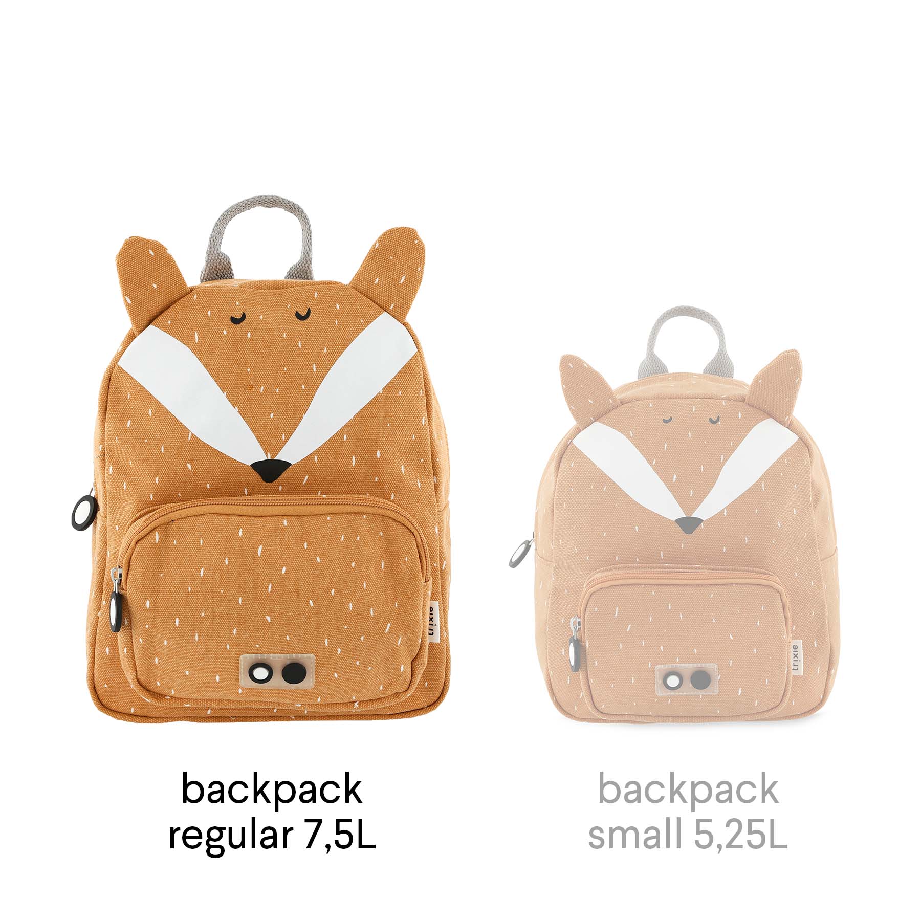 Trixie Backpack - Mr. Fox (Min. of 2 PK, multiples of 2 PK)