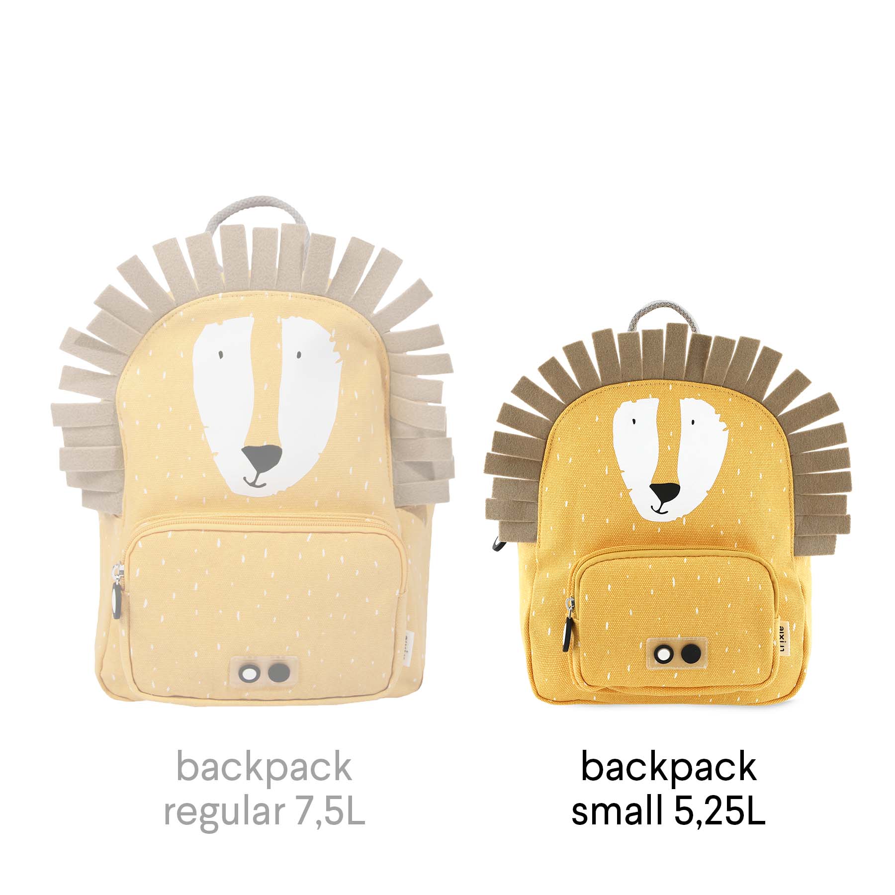 Trixie Backpack small - Mr. Lion (Min. of 2 PK, multiples of 2 PK)