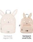 Trixie Backpack small - Mrs. Rabbit (Min. of 2 PK, multiples of 2 PK)