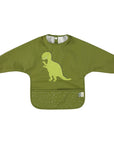 Trixie Waterproof long sleeve bib - Mr. Dino (Min. of 3 PK, multiples of 3 PK)