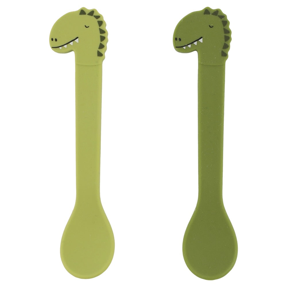 Trixie Silicone spoon 2-pack - Mr. Dino (Min. of 2 PK, multiples of 2 PK)