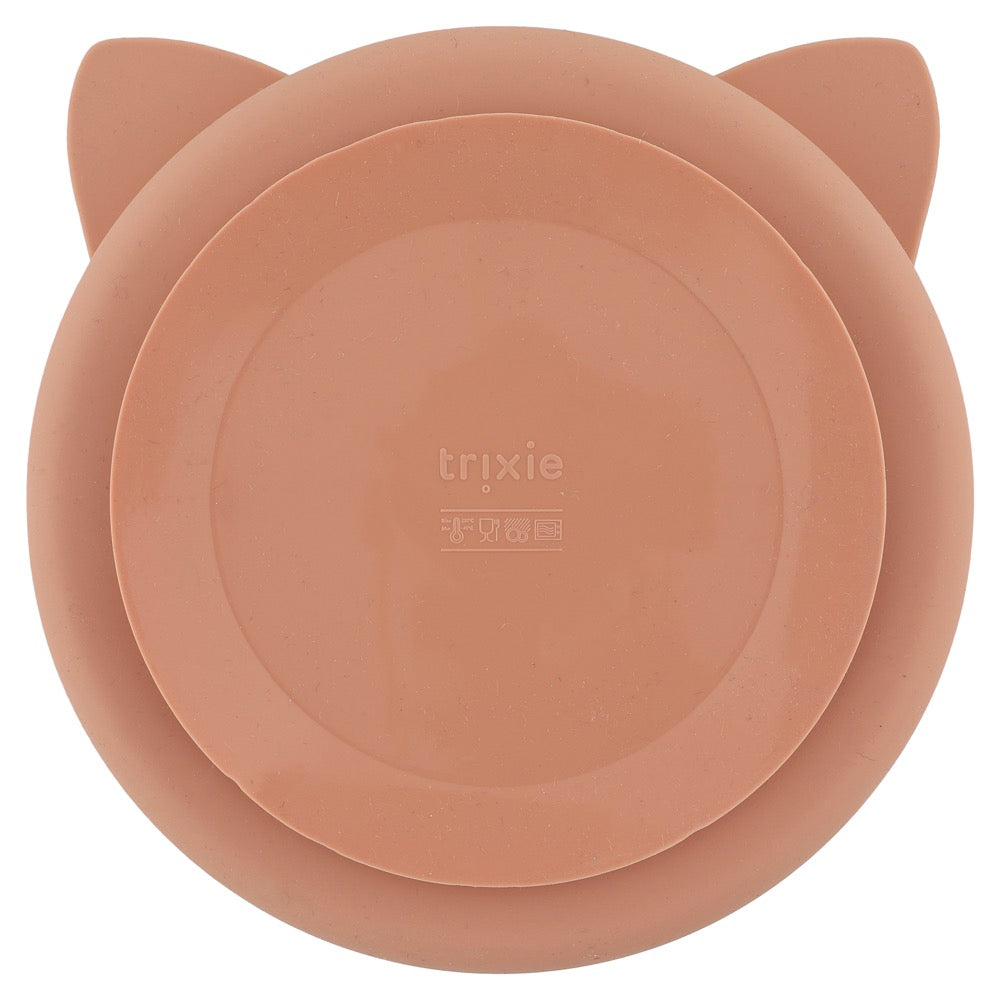Trixie Silicone divided suction plate - Mrs. Cat (Min. of 2 PK, multiples of 2 PK)