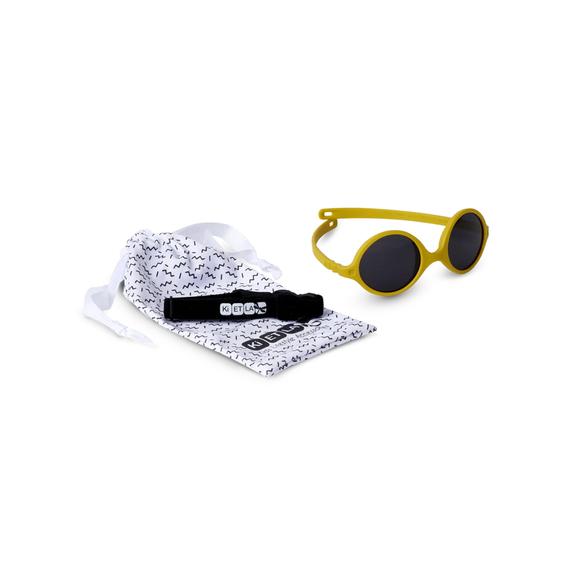 Ki ET LA Diabola Sunglasses - Mustard (Min. of 2 PK, multiples of 2 PK)