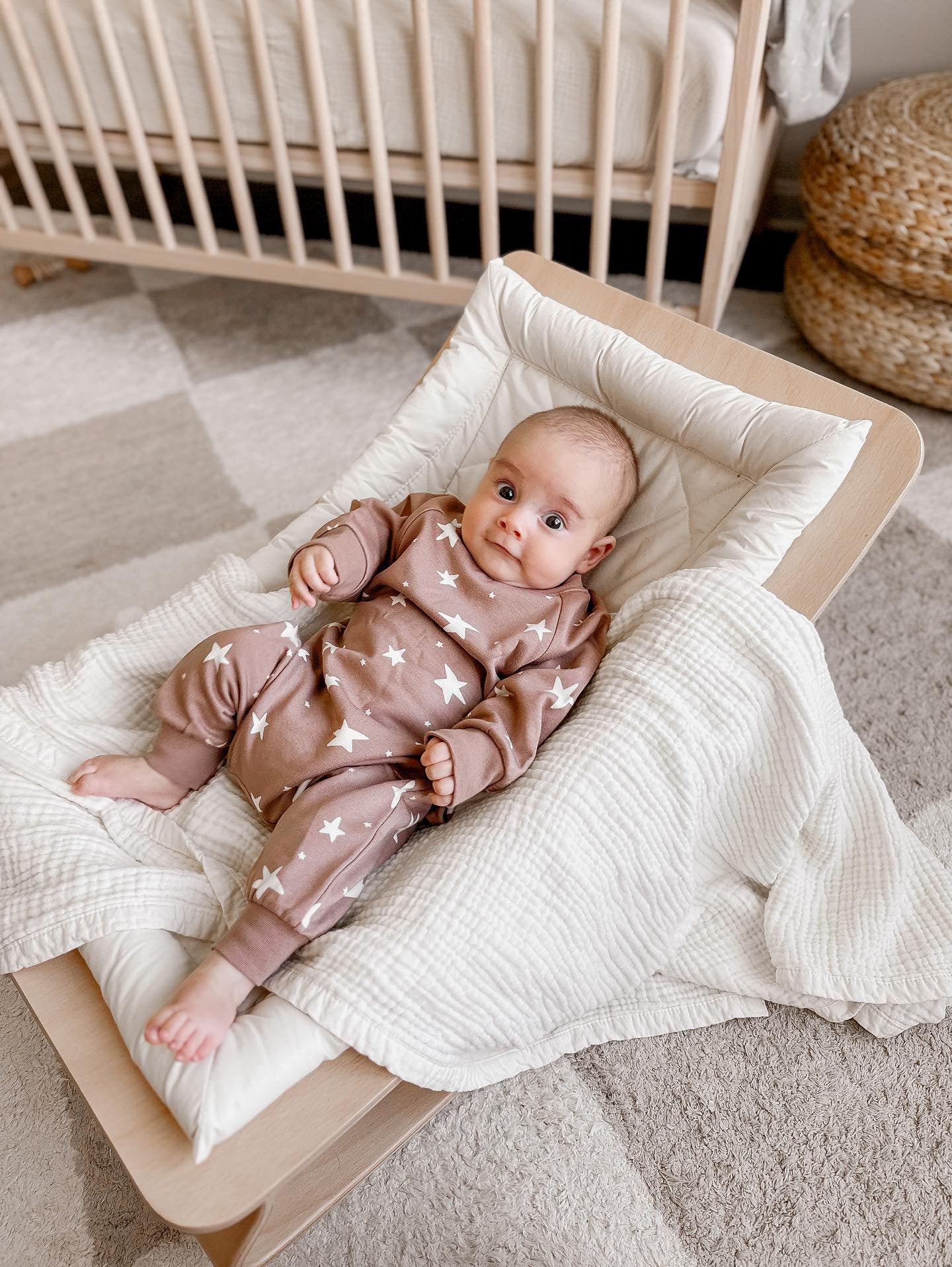 günamüna Fleece Jumpsuit Wonky Stars Daze (Min. of 2, multiples of 2)