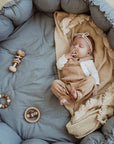 Play&Go Bloom Dusty blue organic babymat (Min of 1, multiples of 1)