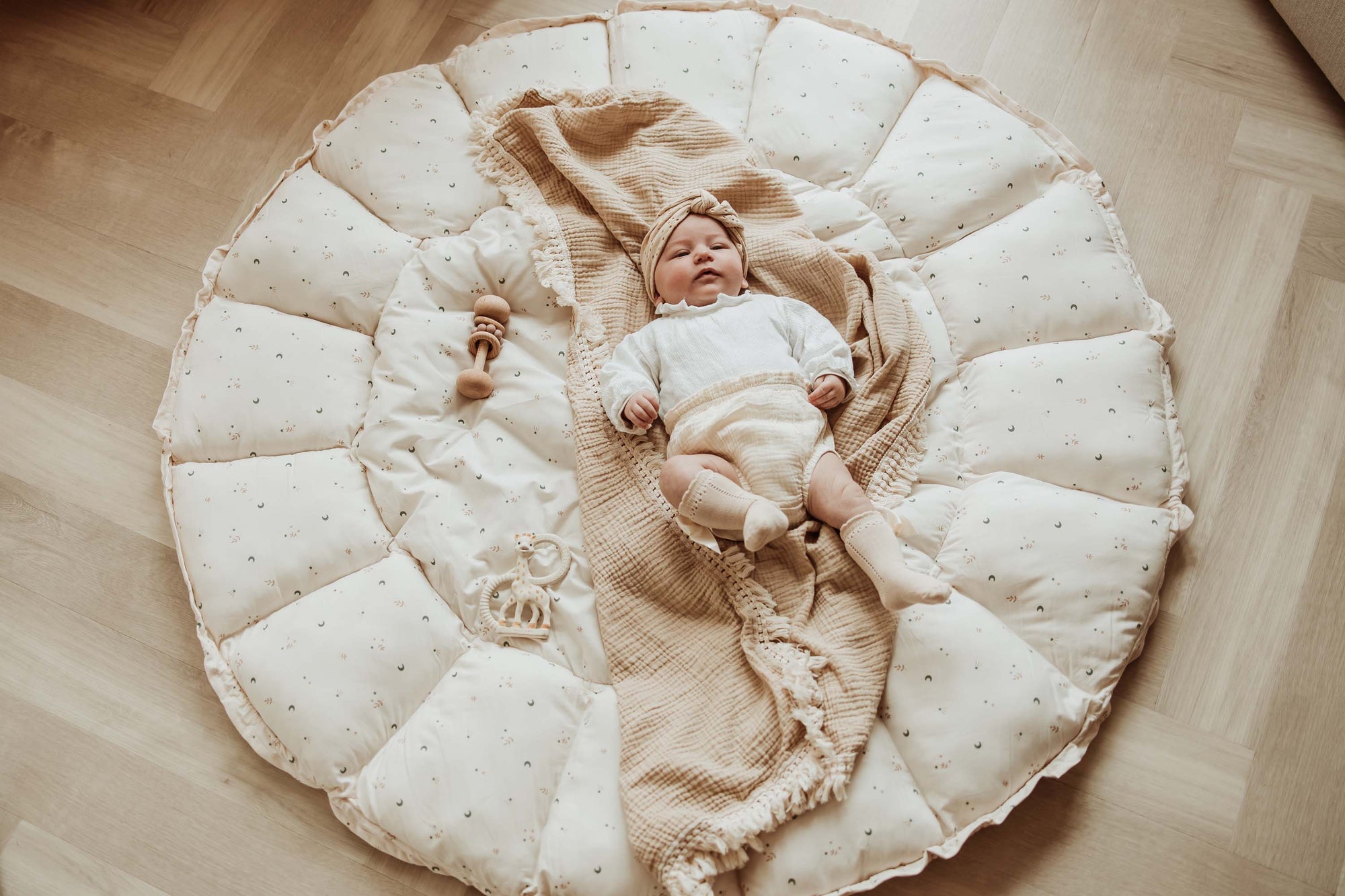 Play&Go Bloom Moon organic babymat (Min of 1, multiples of 1)