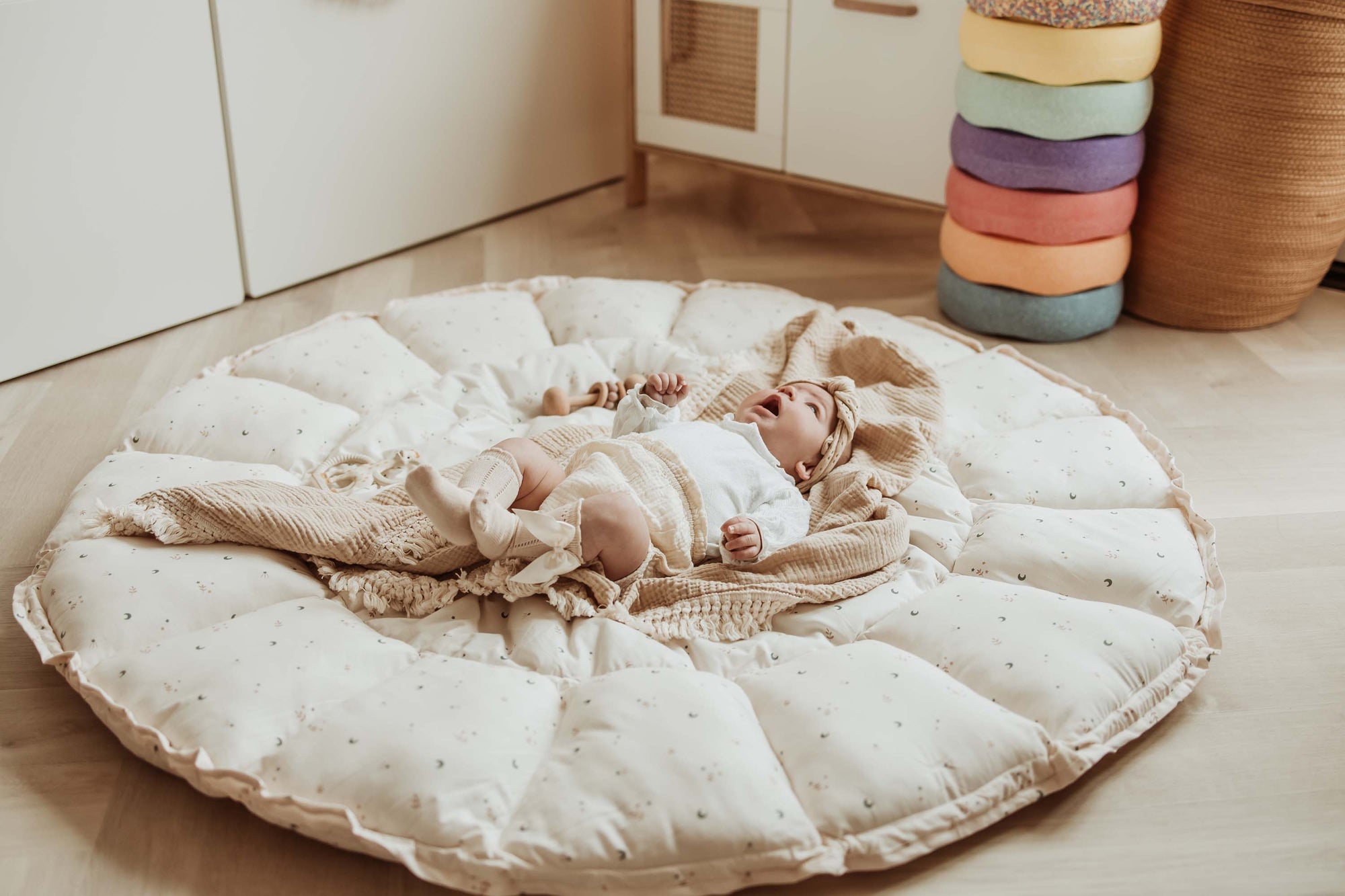 Play&Go Bloom Moon organic babymat (Min of 1, multiples of 1)