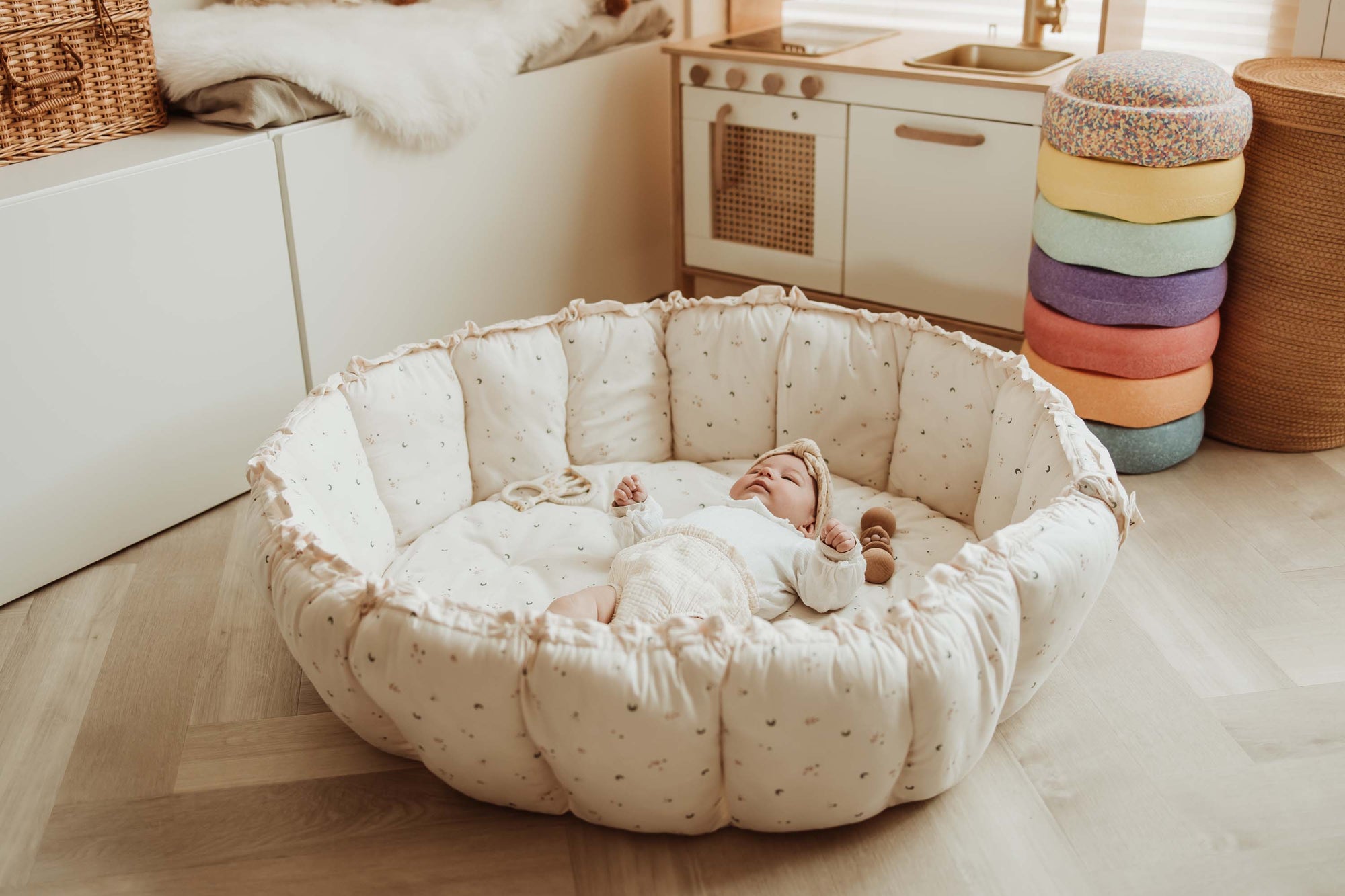 Play&Go Bloom Moon organic babymat (Min of 1, multiples of 1)