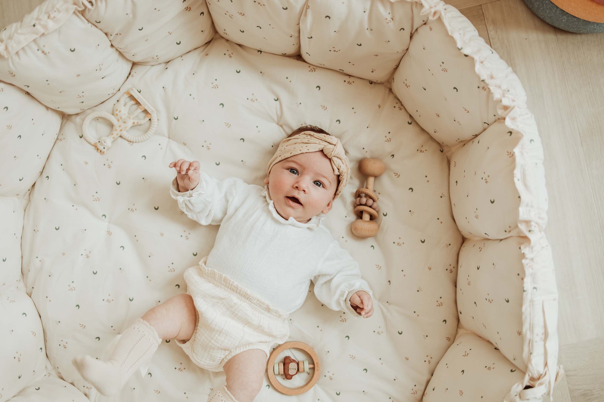 Play&Go Bloom Moon organic babymat (Min of 1, multiples of 1)