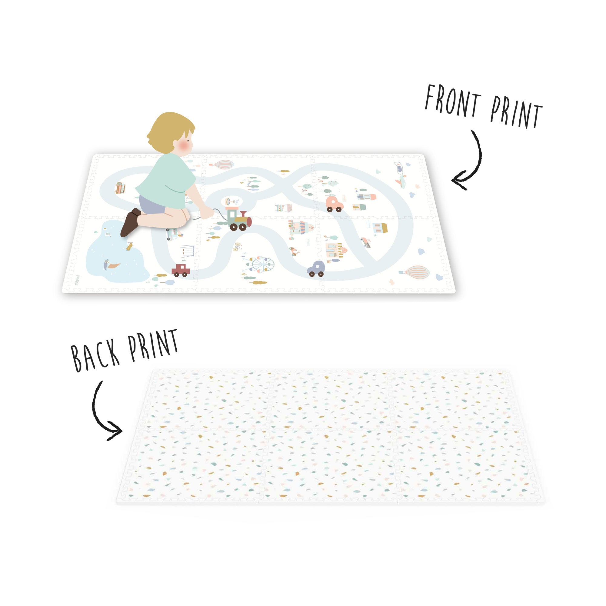 Play&Go EEVAA Puzzle Playmat Village (Min of 1, multiples of 1)