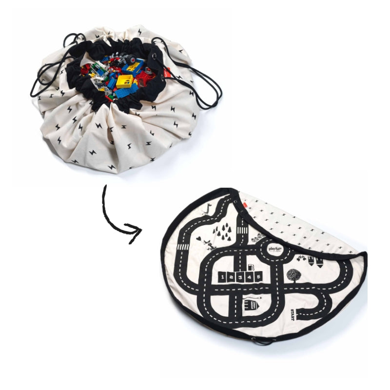 Play&Go Roadmap/thunderbolt toy storage bag (Min of 1, multiples of 1)