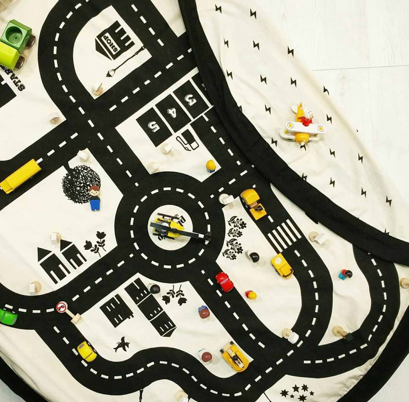 Play&Go Roadmap/thunderbolt toy storage bag (Min of 1, multiples of 1)