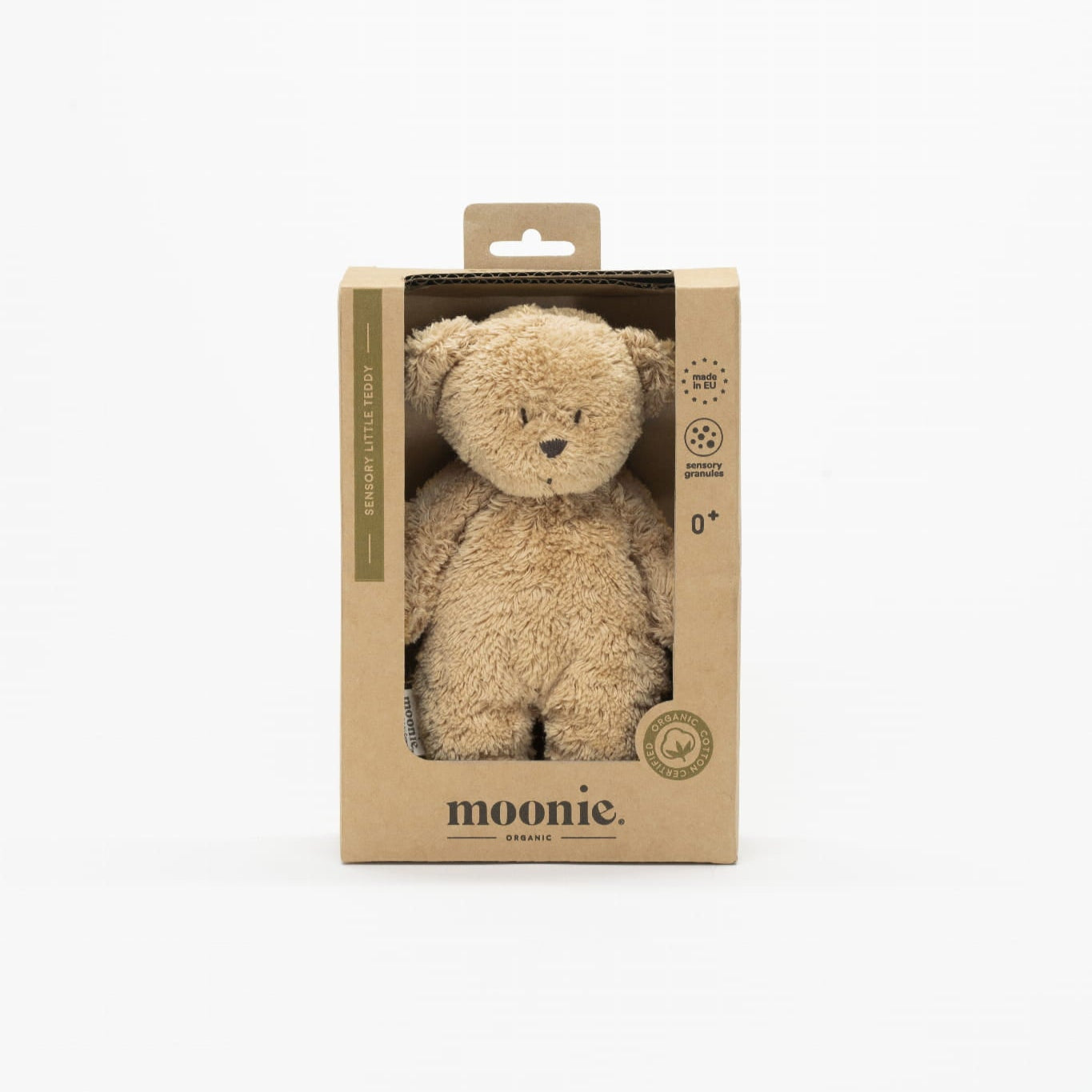 Moonie Sensory Little Teddy - Cappuccino (Min. of 2 PK, multiples of 2 PK)