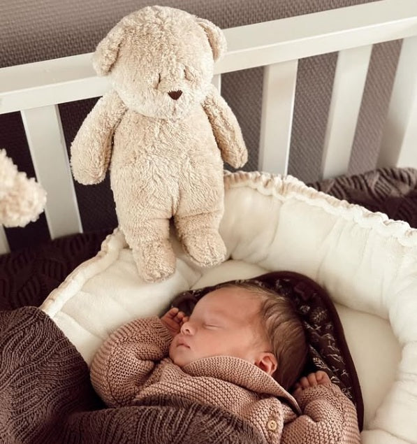 Moonie Sensory Little Teddy - Cappuccino (Min. of 2 PK, multiples of 2 PK)