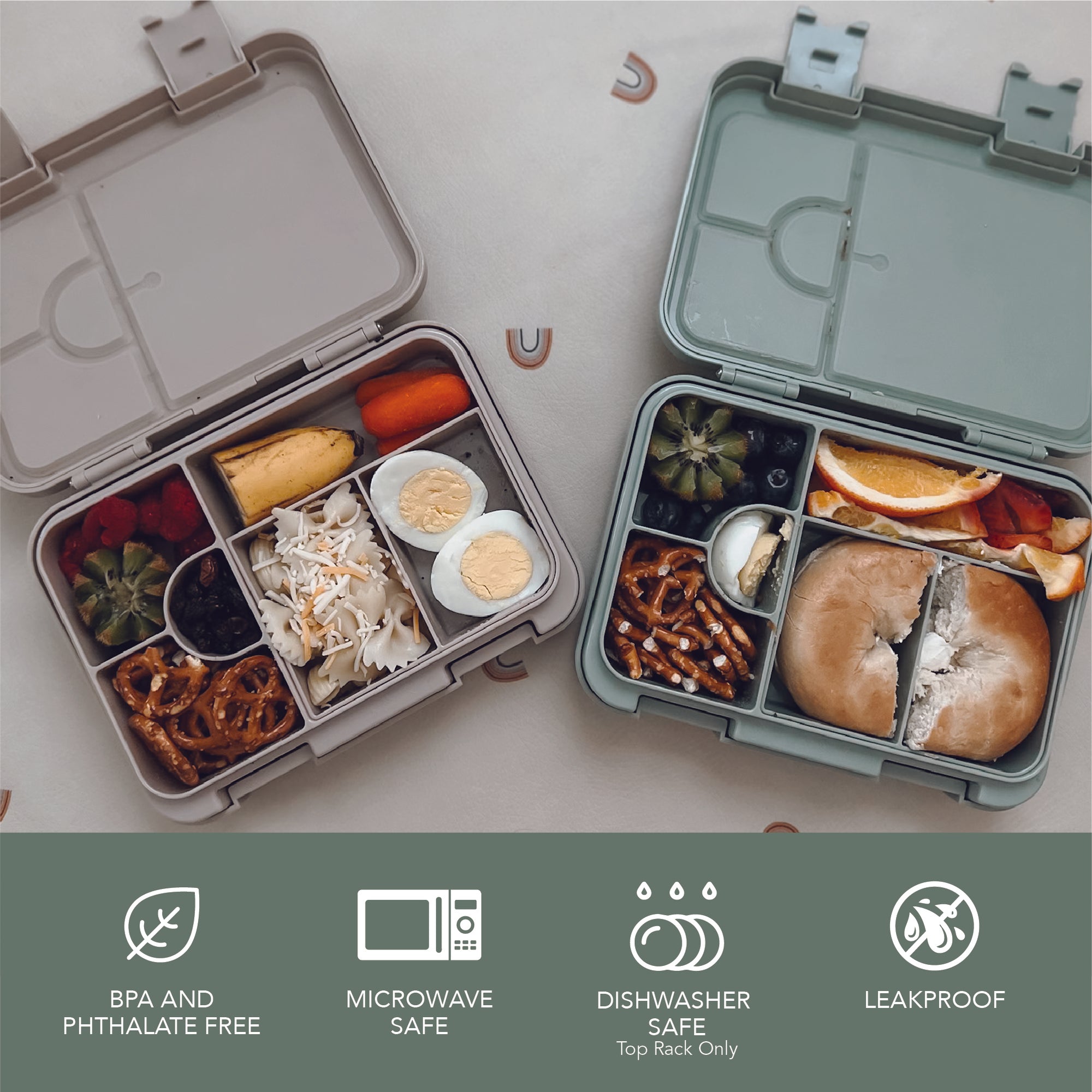noüka Bento Chill Lunch Box - Dune (Min. of 2 PK, Multiples of 2 PK)