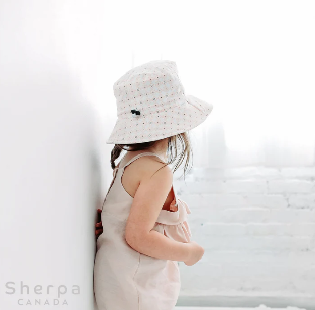 Sherpa Canda Bucket Hat - Grey Vines (Min. of 2, Multiples of 2)