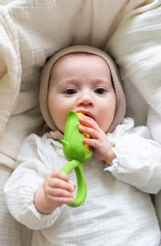 Oli & Carol Corn Rattle Toy (Min. of 2 PK, multiples of 2 PK)