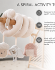 noüka Spiral Activity Toy - Pip the Rabbit (Sold in Case of 2, Qty of 1=2 products)
