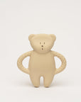Moonie Bear Natural Rubber Teether - Sand (Min. of 2 PK, multiples of 2 PK)