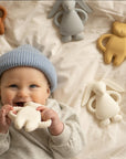 Moonie Bunny Natural Rubber Teether - Sand (Min. of 2 PK, multiples of 2 PK)