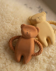 Moonie Bear Natural Rubber Teether - Cappuccino (Min. of 2 PK, multiples of 2 PK)