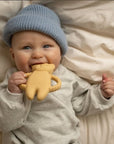 Moonie Bear Natural Rubber Teether - Cappuccino (Min. of 2 PK, multiples of 2 PK)