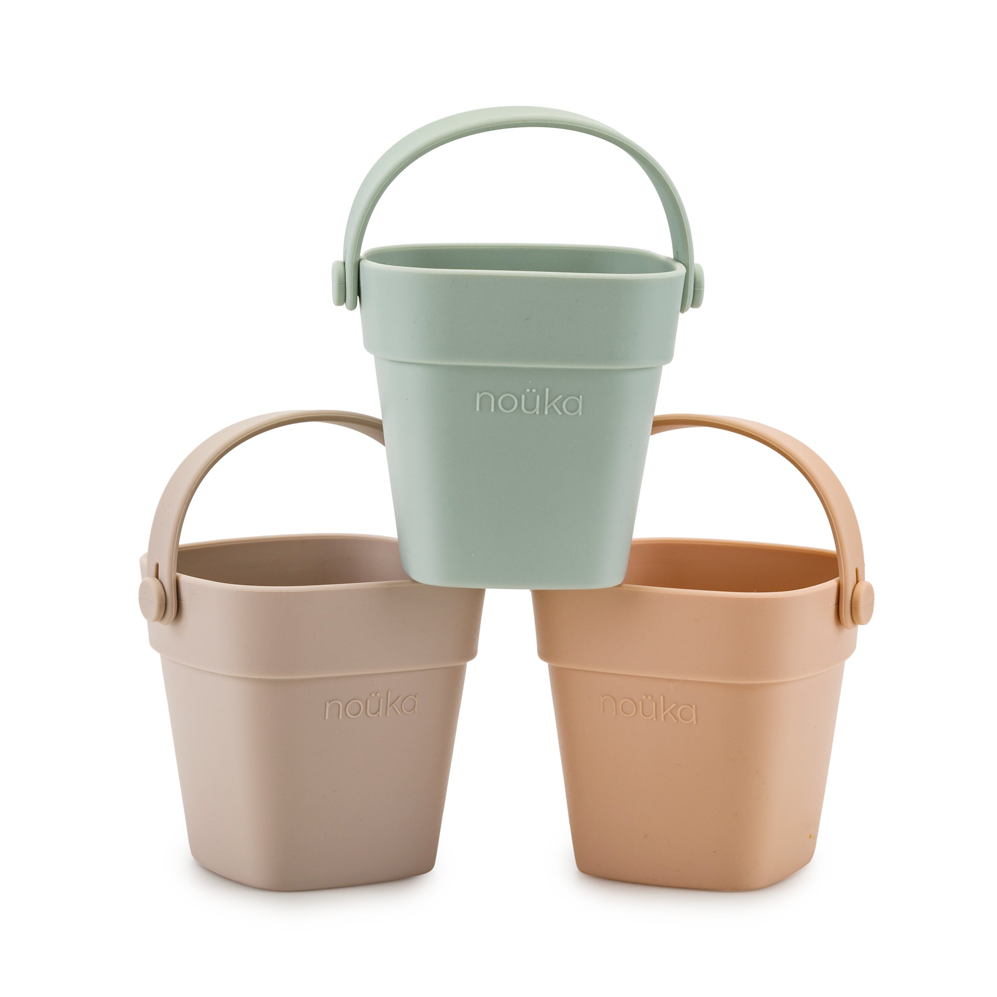 noüka Tiny Bath Buckets - Sunset (Min. of 2 PK, Multiples of 2 PK)