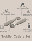 noüka Toddler Cutlery Set - Deep Moon (Min. of 2 PK, Multiples of 2 PK)