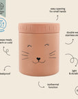 Trixie Insulated food jar 350ml - Mrs. Cat (Min. of 3 PK, multiples of 3 PK)