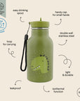 Trixie Bottle 350ml - Mr. Dino (Min. of 2 PK, multiples of 2 PK)