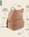 Trixie Backpack - Mrs. Cat (Min. of 2 PK, multiples of 2 PK)