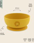 Trixie Silicone bowl with suction - Mr. Lion (Min. of 2 PK, multiples of 2 PK)