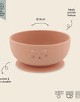 Trixie Silicone bowl with suction - Mrs. Cat (Min. of 2 PK, multiples of 2 PK)