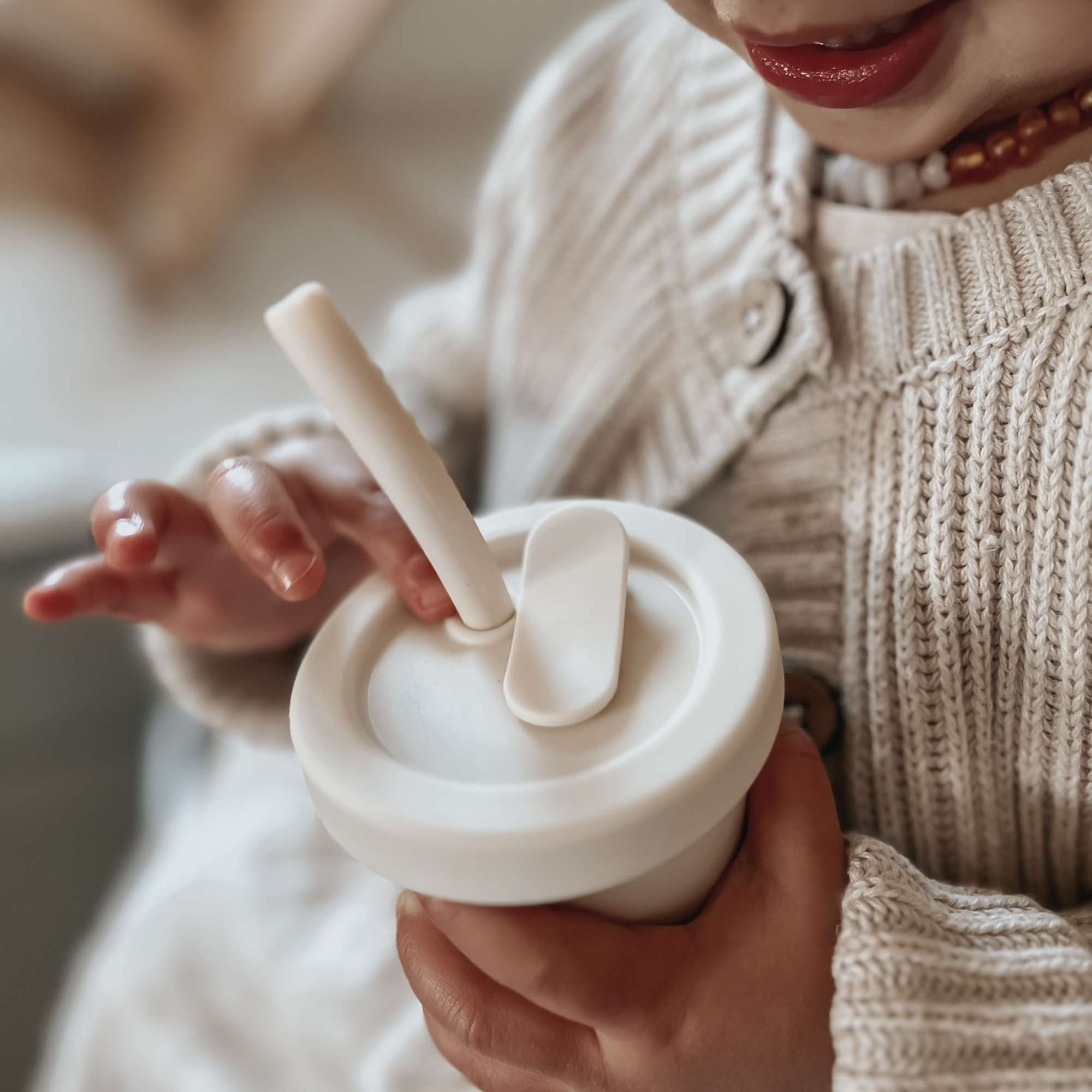 noüka Straw Cup 6 OZ - Butter (Min. of 2 PK, Multiples of 2 PK)