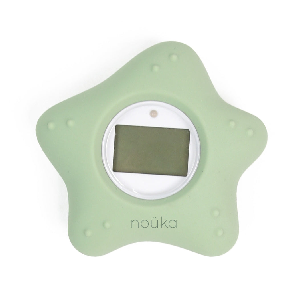 noüka Bathtub Safety Thermometer Starfish - Moss (Sold in Case of 2, Qty of 1=2 products)