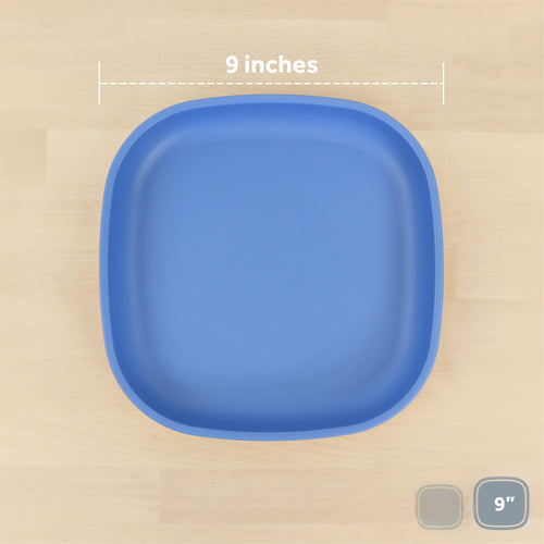 Re-Play Flat Plate 9''- Denim (Min. of 2 PK, Multiples of 2 PK)