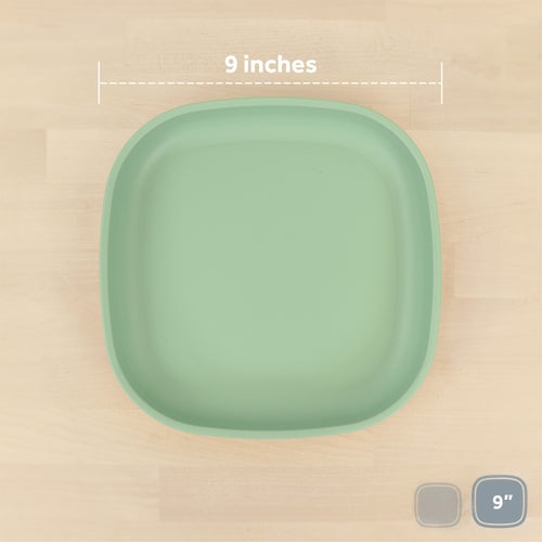 Re-Play Flat Plate 9''- Sage (Min. of 2 PK, Multiples of 2 PK)