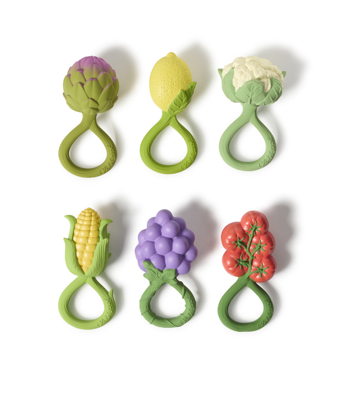 Oli & Carol Artichoke Rattle Toy (Min. of 2 PK, multiples of 2 PK)