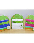 Muslin Face Cloths Made from Organic Cotton 5 Pack White (Min. of 2, multiples of 2)