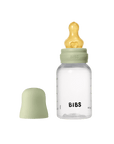 BIBS BPA - Free PP Baby Bottle Round Latex 1 pack 150 ml Slow Flow Sage (Min. of 2 PK , multiples of 2 PK) - MAIGHAN DISTRIBUTION CANADA