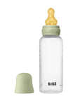 BIBS BPA - Free PP Baby Bottle Round Latex 1 pack 270 ml Medium Flow Sage (Min. of 2 PK , multiples of 2 PK) - MAIGHAN DISTRIBUTION CANADA