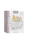 BIBS BPA - Free PP Baby Bottle Round Latex 4 pack 150 ml Ivory (Min. of 2 PK , multiples of 2 PK) - MAIGHAN DISTRIBUTION CANADA